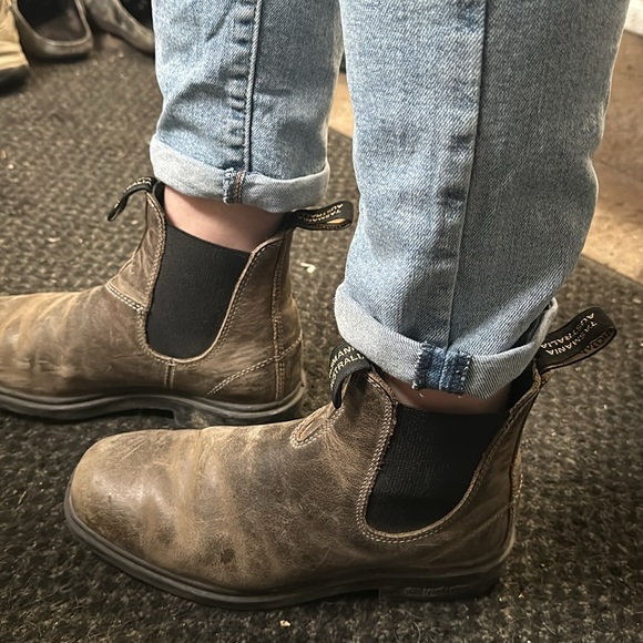 Blundstone rustic brown square  toe - Picture 4 of 4